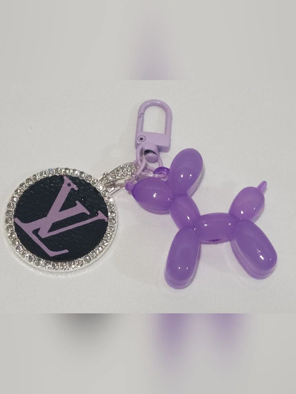 Louis Vuitton Multicolor Murakami Canvas Cabochon Balloon Dog Keychain Bag Charm